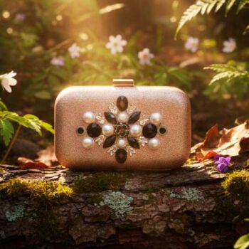 Bolso dorado Sol Naciente