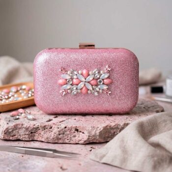 Bolso rosa Jardín Secreto