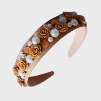 Diadema flores camel