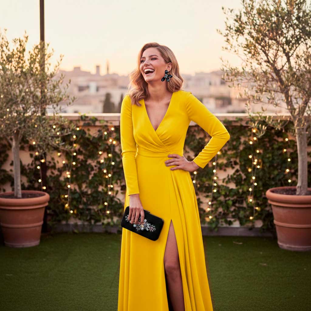 Combinar amarillo con negro