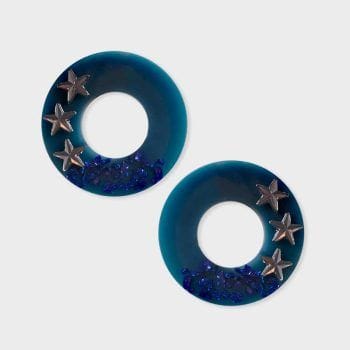 Pendientes azul navy