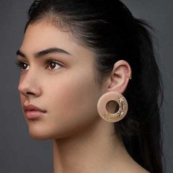Pendientes maxi camel