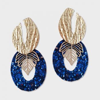 Pendientes Maxi azul
