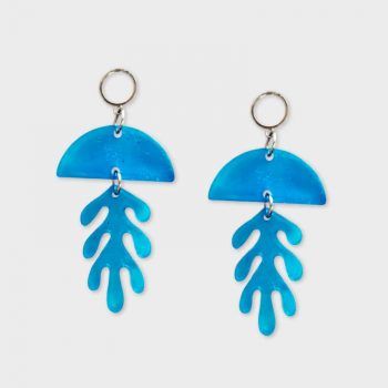 Pendientes Medusa Azul
