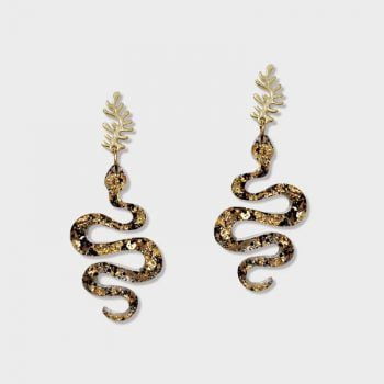 Pendientes Serpiente Dorados