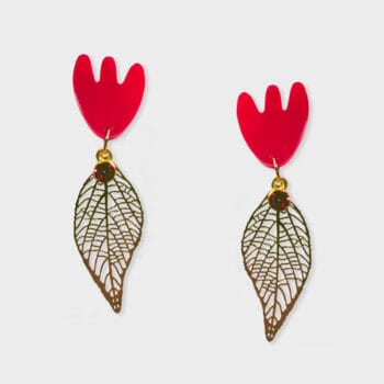 Pendientes rojos