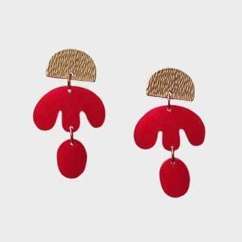 Pendientes rojos
