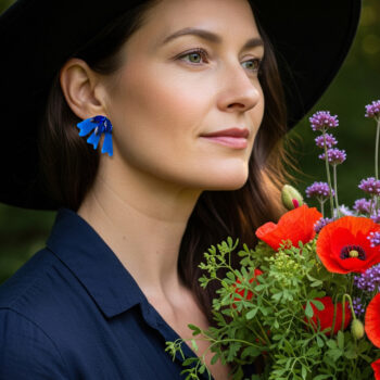 Pendientes Sorgin Azul Eléctrico