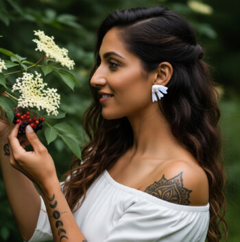Pendientes Sorgin Blancos
