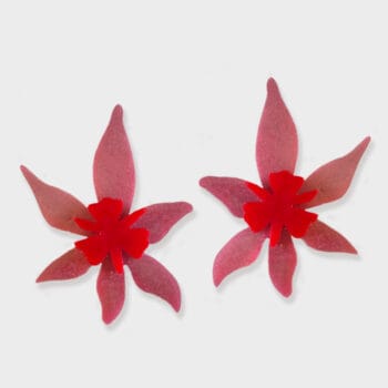 Pendientes Rosa y rojo
