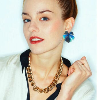 Pendientes azules turquesas