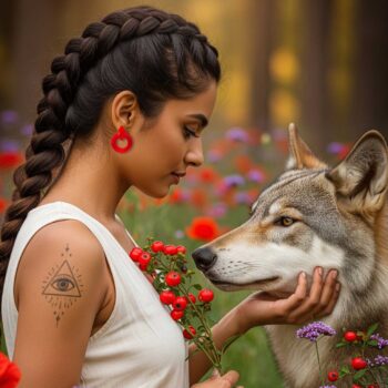 Pendientes Aquelarre rojos