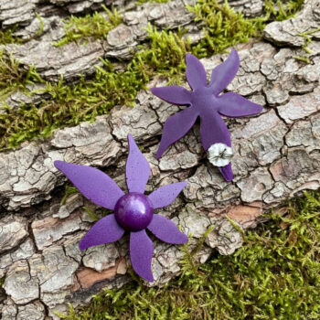 Pendientes Belladona Morados