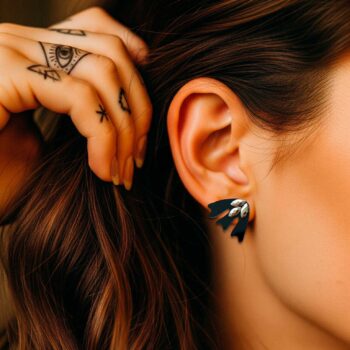 Pendientes Sorgin Negro